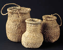 Reed baskets by Lennah Hewson