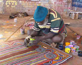 Paddy Sims at work
