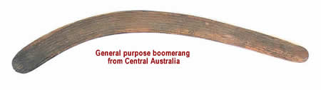 Boomerang from central Australia