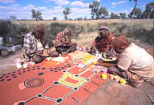 Artists painting