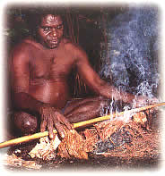Straightening bamboo for spears