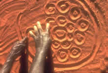 Sand painting