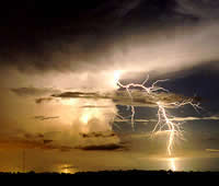 Lightning strike
